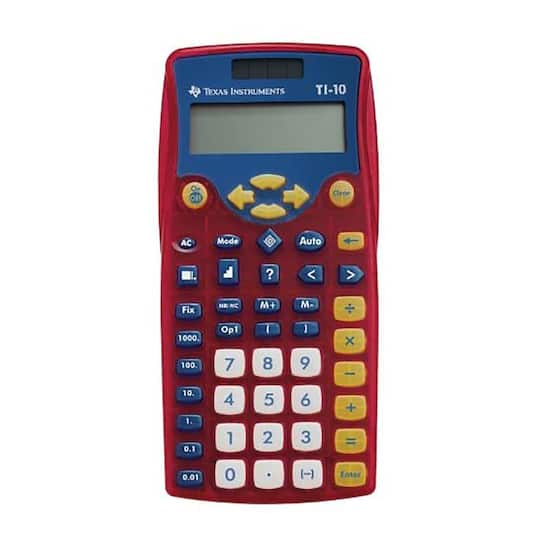 TI-10 Elementary Scientific Calculator Teacher Pack, 10ct.